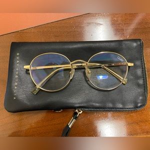 Quay | I See You Round Blue Light Glasses